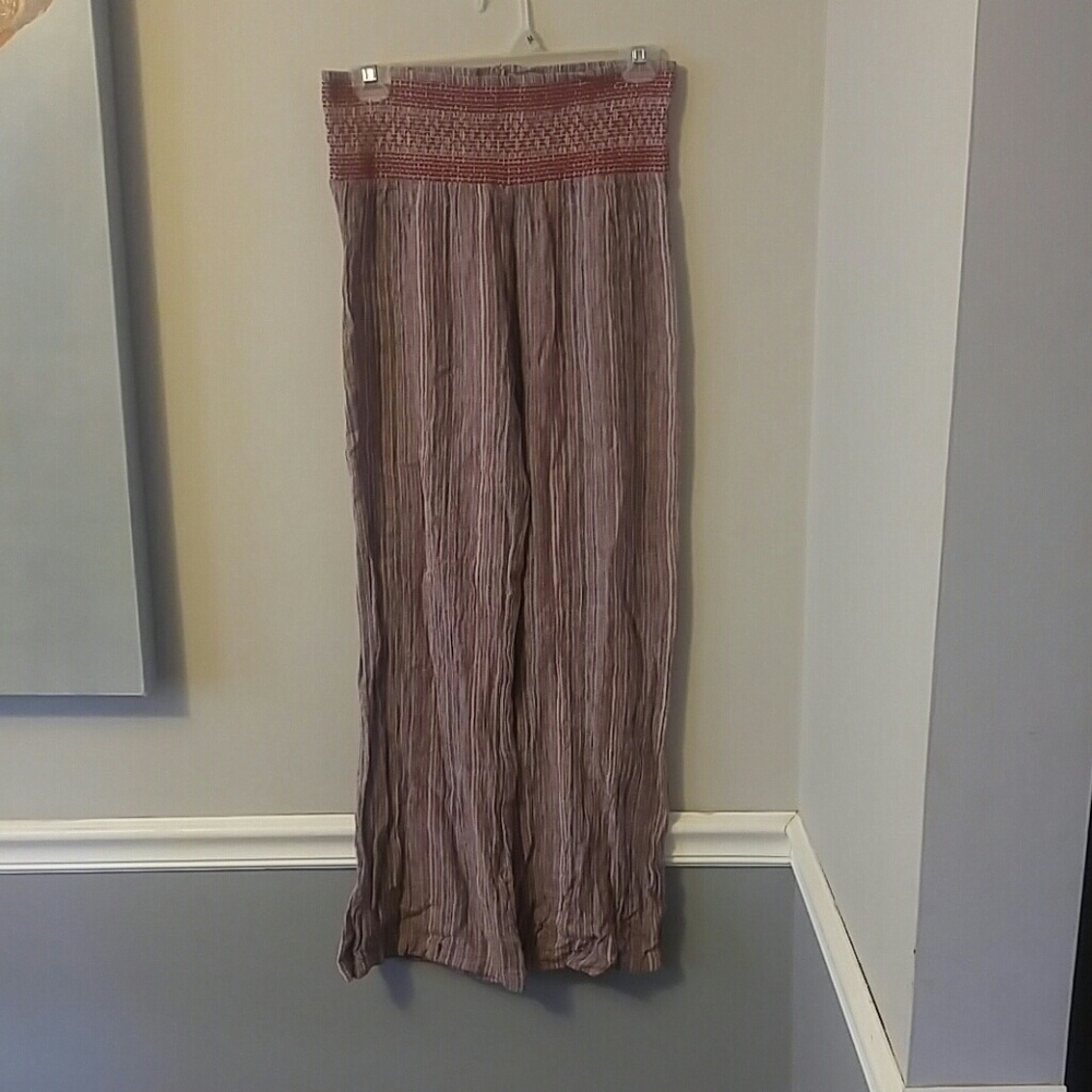 Linen boho pants